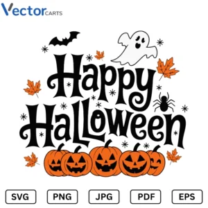 Happy Halloween v24 Png Vector Design