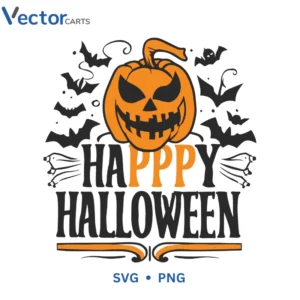 Happy halloween H2 Halloween Png Vector Design