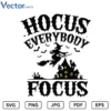 Hocus Halloween Png Vector Design