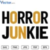 Horror junkie Halloween Png Vector Design