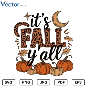 Its fall yall Halloween Png Vector Design