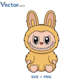 Labubu v2 Png Vector Design