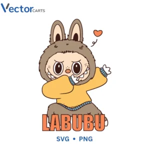 Labubu v7 Png Vector Design