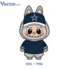 Labubu Astros Png Vector Design