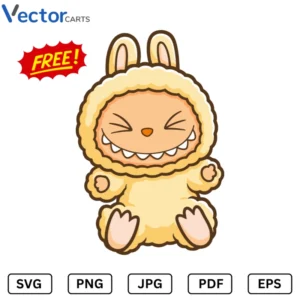 Labubu v12 Png Vector Design