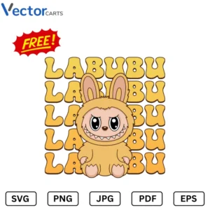 Labubu v15 Png Vector Design