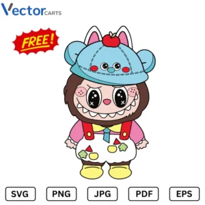 Labubu v9 Png Vector Design