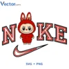 Nike Labubu Png Vector Design
