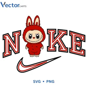 Nike Labubu Png Vector Design