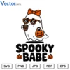 Spooky babe V1 Halloween Png Vector Design