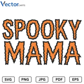 Spooky mama Halloween Png Vector Design