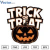 Trick or treat Halloween Png Vector Design