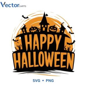 happy halloween H3 Halloween Png Vector Design