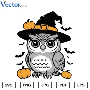 happy halloween owl Png Vector Design
