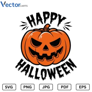 happy halloween v3 Png Vector Design