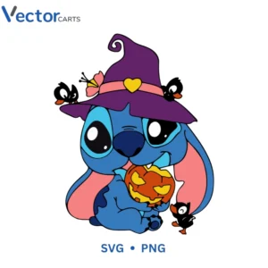 Baby Stitch Halloween Png Vector Design