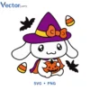 Halloween Cinnamoroll Png Vector Design