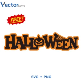 Halloween With pumpkin Free Png Vector Design