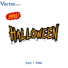 Halloween Text v5 Free Png Vector Design
