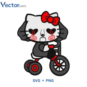 Hello Kitty Saw Halloween Png Vector Design