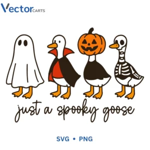 spooky goose Halloween Png Vector Design