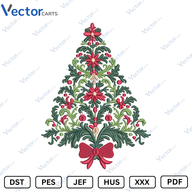 Christmas Tree Christmas Machine Embroidery design