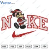 Nike Mickey chr1 New Christmas Embroidery design