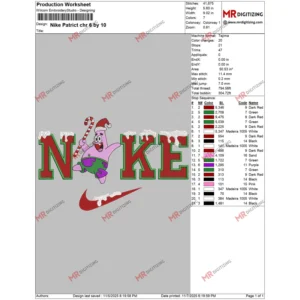 Nike Patrict chr 6 by 10