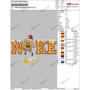 Nike Spongebob chr 6 by 10