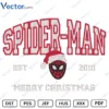 Merry Christmas Spiderman Machine Embroidery design