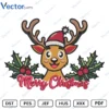 Merry Christmas n Machine Embroidery design