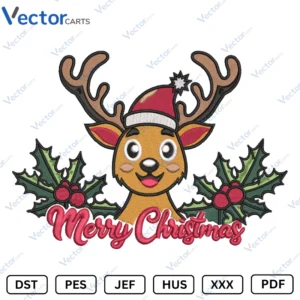 Merry Christmas n Machine Embroidery design