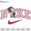 Nike Snoopy chr Christmas Machine Embroidery design